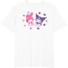 image:imageSanrio Kuromi and My Melody Berries TShirt Small BlackWhite
