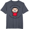 image:imageSanrio Minna No Tabo Cheerful Tee Shirt TShirtHeather Blue