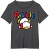 image:imageSanrio Pekkle Backside Logo Tee Shirt TShirtDark Heather Grey