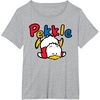 image:imageSanrio Pekkle Backside Logo Tee Shirt TShirtHeather Grey
