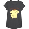 image:imageSanrio Pompompurin Backside Logo Tee Shirt TShirtDark Heather Grey