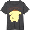 image:imageSanrio Pompompurin Backside Logo Tee Shirt TShirtDark Heather Grey