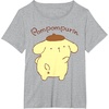image:imageSanrio Pompompurin Backside Logo Tee Shirt TShirtHeather Grey