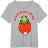 image:imageSanrio Strawberry King Classic Tee Shirt TShirtHeather Grey