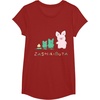 image:imageSanrio Zashikibuta Cheerful Pig Tee Shirt TShirtCranberry Red