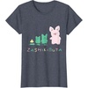 image:imageSanrio Zashikibuta Cheerful Pig Tee Shirt TShirtHeather Blue