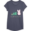 image:imageSanrio Zashikibuta Cheerful Pig Tee Shirt TShirtHeather Blue