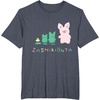 image:imageSanrio Zashikibuta Cheerful Pig Tee Shirt TShirtHeather Blue