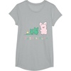 image:imageSanrio Zashikibuta Cheerful Pig Tee Shirt TShirtHeather Grey