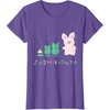 image:imageSanrio Zashikibuta Cheerful Pig Tee Shirt TShirtPurple Heather