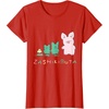 image:imageSanrio Zashikibuta Cheerful Pig Tee Shirt TShirtRed