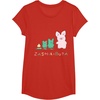 image:imageSanrio Zashikibuta Cheerful Pig Tee Shirt TShirtRed