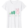 image:imageSanrio Zashikibuta Cheerful Pig Tee Shirt TShirtWhite