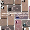 image:imageSonix x Sanrio Case for iPhone 12  iPhone 12 Pro  Compatible with MagSafe  10ft Drop Tested  Tuxedo BobaFrosted Matte Brown