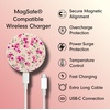 image:imageSonix x Sanrio Magnetic Charger for MagSafe for iPhone 16 iPhone 15 iPhone 14 iPhone 13 iPhone 12 Series  Fast Wireless Charger x 65ft Cable USBC  Hello Kitty Strawberry MilkCottage Floral Pink