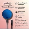 image:imageSonix x Sanrio Magnetic Charger for MagSafe for iPhone 16 iPhone 15 iPhone 14 iPhone 13 iPhone 12 Series  Fast Wireless Charger x 65ft Cable USBC  Hello Kitty Strawberry MilkMirror  Blue