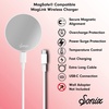 image:imageSonix x Sanrio Magnetic Charger for MagSafe for iPhone 16 iPhone 15 iPhone 14 iPhone 13 iPhone 12 Series  Fast Wireless Charger x 65ft Cable USBC  Hello Kitty Strawberry MilkSilver