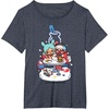 image:imageToca Life x Hello Kitty amp Friends Diner TShirtHeather Blue