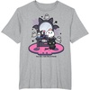 image:imageToca Life x Hello Kitty amp Friends Kuromi Vanity TShirtHeather Grey