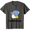 image:imageTuxedosam Character Front and Back TShirt SmallAsphalt Grey