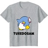image:imageTuxedosam Character Front and Back TShirt SmallHeather Grey