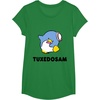 image:imageTuxedosam Character Front and Back TShirt SmallKelly Green
