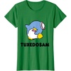 image:imageTuxedosam Character Front and Back TShirt SmallKelly Green