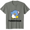 image:imageTuxedosam Character Front and Back TShirt SmallOlive Heather