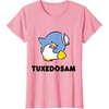 image:imageTuxedosam Character Front and Back TShirt SmallPink