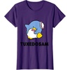 image:imageTuxedosam Character Front and Back TShirt SmallPurple