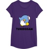 image:imageTuxedosam Character Front and Back TShirt SmallPurple
