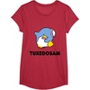 image:imageTuxedosam Character Front and Back TShirt SmallRed Heather