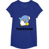 image:imageTuxedosam Character Front and Back TShirt SmallRoyal Blue