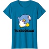 image:imageTuxedosam Character Front and Back TShirt SmallSapphire Blue