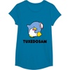 image:imageTuxedosam Character Front and Back TShirt SmallSapphire Blue