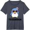 image:imageTuxedosam Summer Sunglasses TShirtHeather Blue