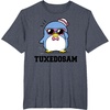 image:imageTuxedosam Summer Sunglasses TShirtHeather Blue