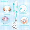 image:imageiFace Hello Kitty and Friends Beaded Wristlet Universal Phone Charm Strap  Cute Wrist Chain Lanyard Aesthetic Decor Strap for Cell Phone Camera Keys AirPods Keychainsd Cinnamoroll