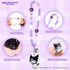 image:imageiFace Hello Kitty and Friends Beaded Wristlet Universal Phone Charm Strap  Cute Wrist Chain Lanyard Aesthetic Decor Strap for Cell Phone Camera Keys AirPods Keychainsb Kuromi