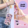 image:imageiFace Hello Kitty and Friends Beaded Wristlet Universal Phone Charm Strap  Cute Wrist Chain Lanyard Aesthetic Decor Strap for Cell Phone Camera Keys AirPods Keychainsc Kuromi and Baku