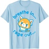 image:imageAggretsuko Yoga Breathe In Rage Out TShirtBaby Blue