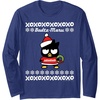 image:imageBadtz  Maru Ugly Christmas Long Sleeve Shirt Long Sleeve TShirtNavy Blue