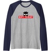 image:imageBadtzMaru Not Today Japan Raglan Baseball TeeNavy BlueAthletic Heather