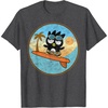 image:imageBadtzMaru Surfing TShirtDark Heather Grey