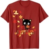 image:imageChococat Enjoy The Little Things Fall Leaves TShirtCranberry Red