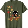 image:imageChococat Enjoy The Little Things Fall Leaves TShirtOlive Green