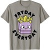 image:imageChococat French Fries Fryday Friday Everyday TShirtSlate Grey