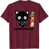 image:imageChococat Logo and Duckies Tee TShirtBurgundy