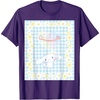 image:imageCinnamoroll Bubble Blue Ginham Daisy TShirt SmallPurple