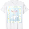image:imageCinnamoroll Bubble Blue Ginham Daisy TShirt SmallWhite